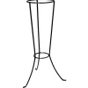 Colonne pour pot de fleurs en fer vieilli - 80cm