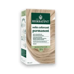 Coloration permanente pour cheveux blond extra clair 9N aux extraits végétaux biologiques vegan Herbatint - 170 ml