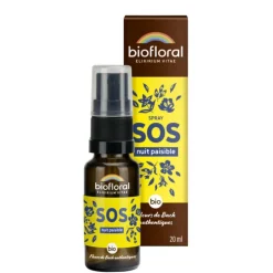 Complexe de secours nuit paisible Biofloral en spray de 20 ml