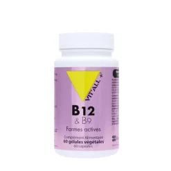 Complexe de vitamines B12 et B9 vit’all + en format de 60 gélules