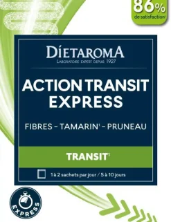 Complément alimentaire action transit express Dietaroma - 10 sachets