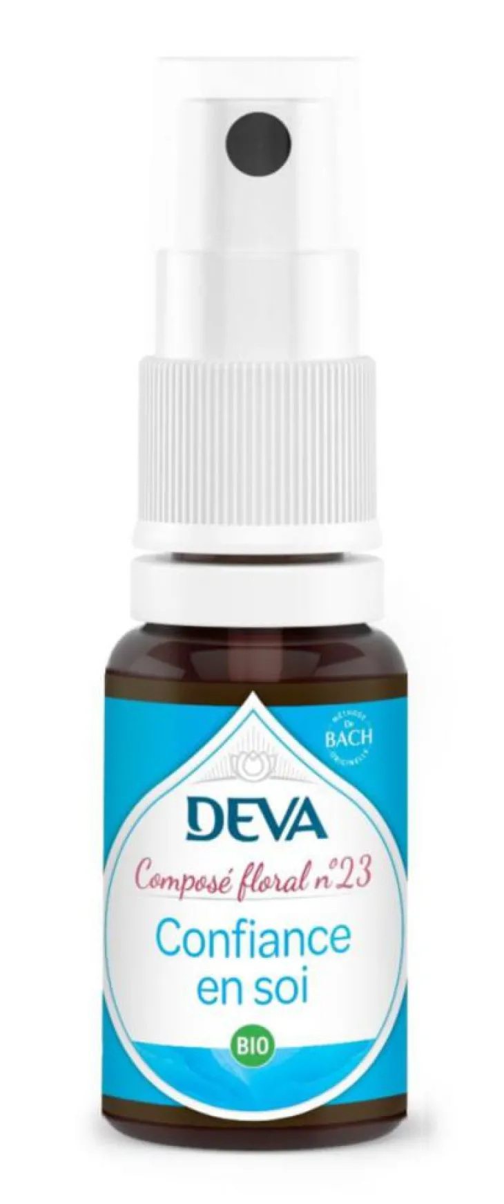 Complément alimentaire composé floral confiance en soi bio Deva - spray 15 ml