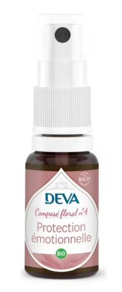 Complément alimentaire composé floral protection émotionnelle bio Deva - spray 15 ml