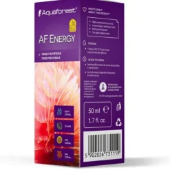 Complément alimentaire énergisant pour poissons en aquarium AQUAFOREST Energy - 50ml
