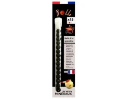 Complément alimentaire pour invertébrés et poissons balls minéraux spiruline Gioiashrimp - X 15