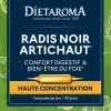 Complément alimentaire radis noir, artichaut CIP bio Dietaroma confort digestif et bien-être du foie - 20 ampoules x 10 ml