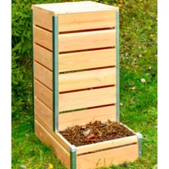 Composteur en bois Mon Petit Potager 80 x 45 cm - 356 L