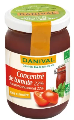 Concentré de tomate 22% DANIVAL 200 g