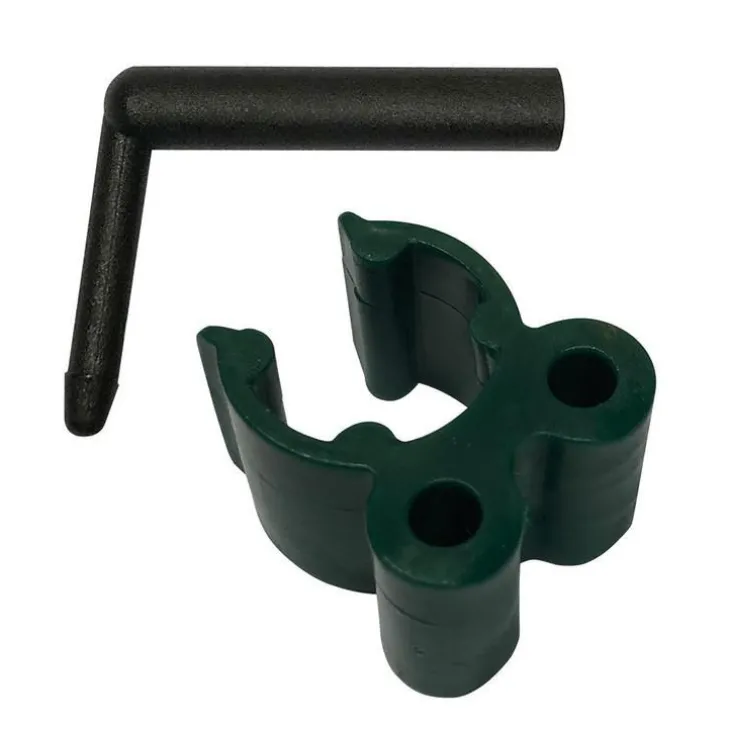 Connecteurs treillage et coupleurs 4 pièces Matière synthétique Vert Ø16 mm