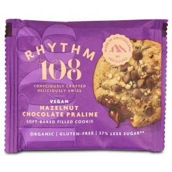 Cookie bio coeur choco noisette Rythm 108 - 50 g