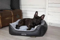 Corbeille à mémoire de forme pour chien et chat Château Scruffs – Taille S