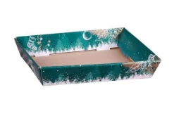 Corbeille Calgary en carton décoré Cav Service - 27 x 20 x 5 cm