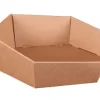 Corbeille en carton hexagonale Atlanta Cav' Service - 35 x 31 x 6,5 cm