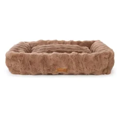 Corbeille pour chien Alpine coloris marron en tissu Scruffs Taille XL - 90 x 70 cm