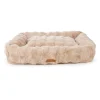 Corbeille pour chien Alpine coloris beige en tissu Scruffs Taille XL - 90 x 70 cm