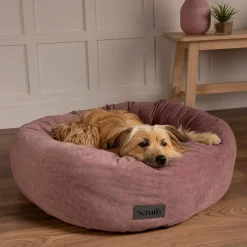 Corbeille pour chien coloris rose Scruffs Oslo Donut – Taille XL