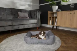 Corbeille pour chien gris foncé Manhattan Scruffs – Taille XL