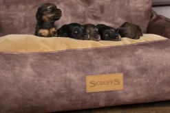 Corbeille pour chien marron Kensington Scruffs – Taille M