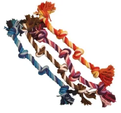 Corde 4 nœuds coton l 27 mm x L 65 cm