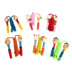 Corde à sauter humoristique bois 3,7x13,5x3 cm à partir de 3 ans