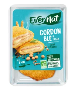 Cordon blé & soja au fromage bio Evernat - 200 g