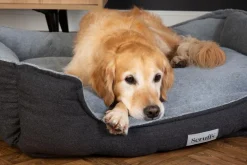 Couchage orthopédique pour chien coloris gris Scruffs Harvard - Taille XXL 110 x 82 x 22 cm
