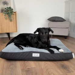 Couchage orthopédique pour chien coloris gris Scruffs Harvard - Taille XL 120 x 75 x 16 cm