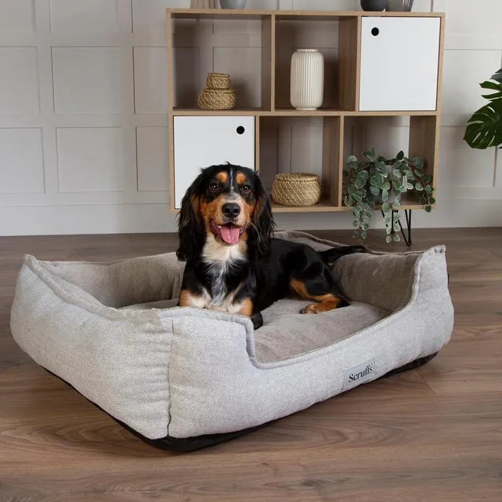 Couchage orthopédique pour chien coloris marron Scruffs Harvard - Taille XXL 110 x 82 x 22 cm