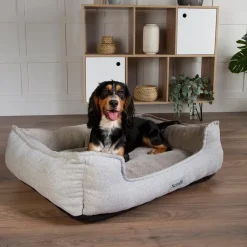 Couchage orthopédique pour chien coloris marron Scruffs Harvard - Taille XL 90 x 70 x 20 cm