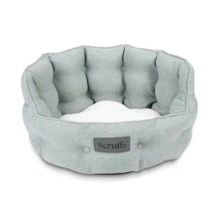 Couchage pour chat ou petit chien coloris vert lit rond Scruffs Seattle - Ø 45 cm