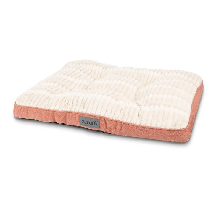 Couchage pour chien coloris orange coussin Scruffs Ellen - Taille M 82 x 58 cm