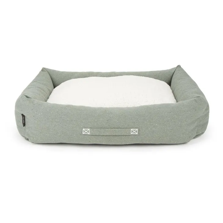 Couchage pour chien coloris vert corbeille Scruffs Eco Eden - Taille XL 90 x 70 cm