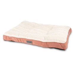 Couchage pour chien coloris orange coussin Scruffs Ellen - Taille L 100 x 70 x 10 cm