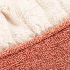 Couchage pour chien coloris orange coussin Scruffs Ellen - Taille L 100 x 70 x 10 cm