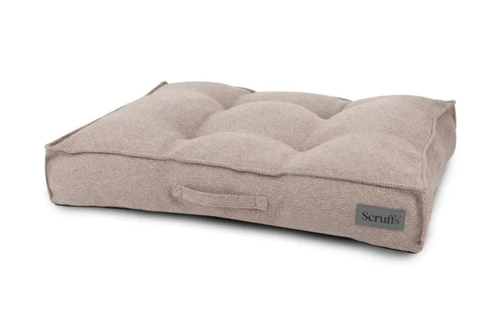 Couchage pour chien coloris gris coussin Scruffs Seattle - Taille M 80 x 60 x 14 cm