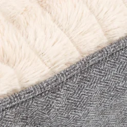 Couchage pour chien coloris gris coussin Scruffs Ellen - Taille L 100 x 70 x 10 cm