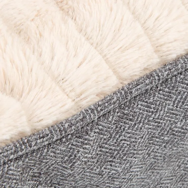 Couchage pour chien coloris gris coussin Scruffs Ellen - Taille L 100 x 70 x 10 cm