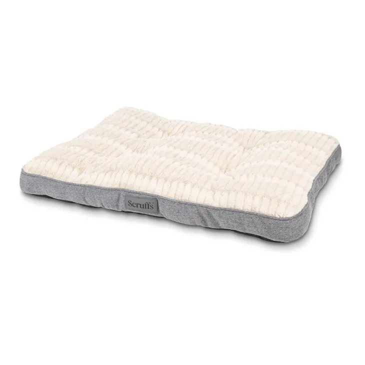 Couchage pour chien coloris gris coussin Scruffs Ellen - Taille M 82 x 58 cm