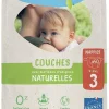 Couches écologiques en sachet T3 (4-9kg) Tidoo, certifiées FSC®, - 50 pièces