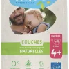 Couches écologiques en sachet T4+ (9-20kg) Tidoo - 42 pièces