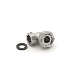 Coude 90 ° Forge Adour pour plancha ou barbecue gaz