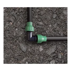 Coude avec bague de serrage