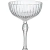 Coupe à champagne en verre transparent America - 23 cl
