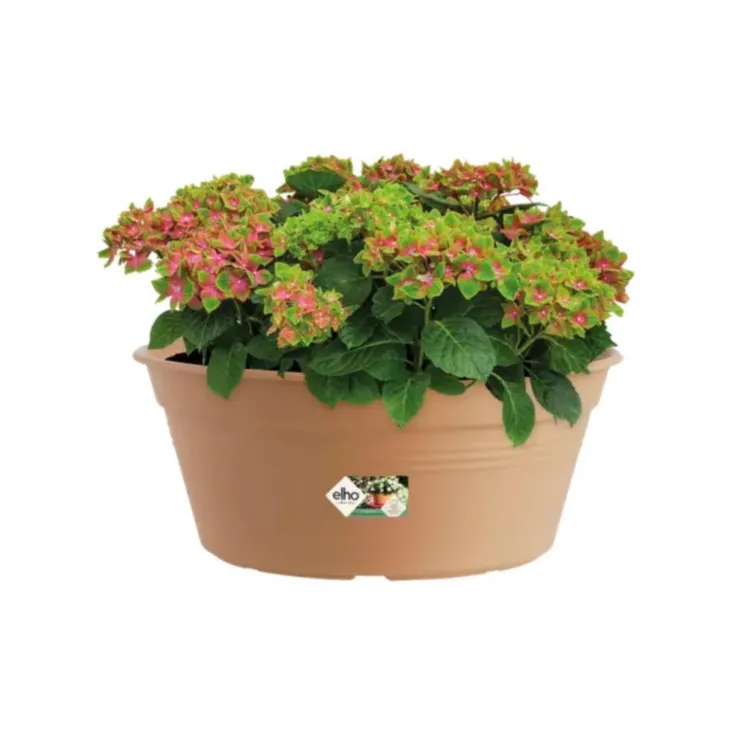 Coupe coloris terre cuite doux Elho Green Basics - Ø 27 cm