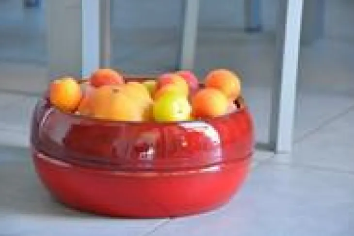 Coupe Melilo bois de santal H 11 x Ø 24 cm