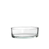 Coupe ronde Kenny en verre transparent Ø 25 x H 8 cm