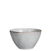 Coupe Tabo coloris gris en grès - Ø 14 cm