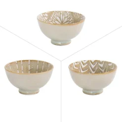 Coupelle Penjab coloris beige en porcelaine - Ø 11,5 cm