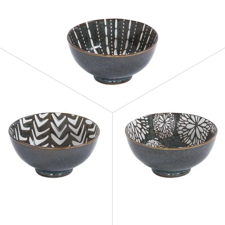 Coupelle Penjab coloris marron en porcelaine - Ø 9,5 cm