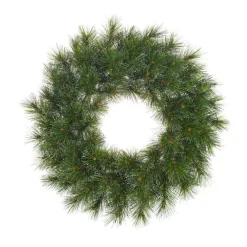 Couronne artificielle verte Glendon - Ø 45 x H 15 cm